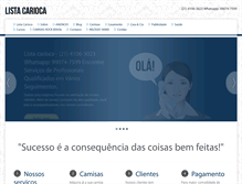 Tablet Screenshot of listacarioca.com.br